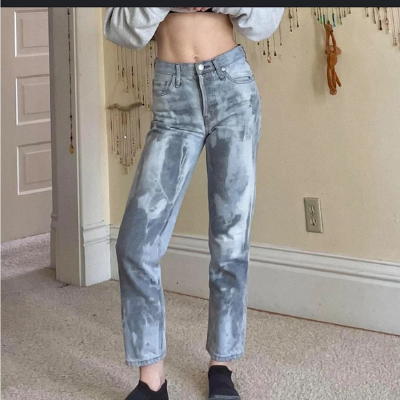 Everlane black size 30 regular cigarette jeans - Picture 1 of 10